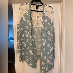 Torrid size 0 little mermaid sweater